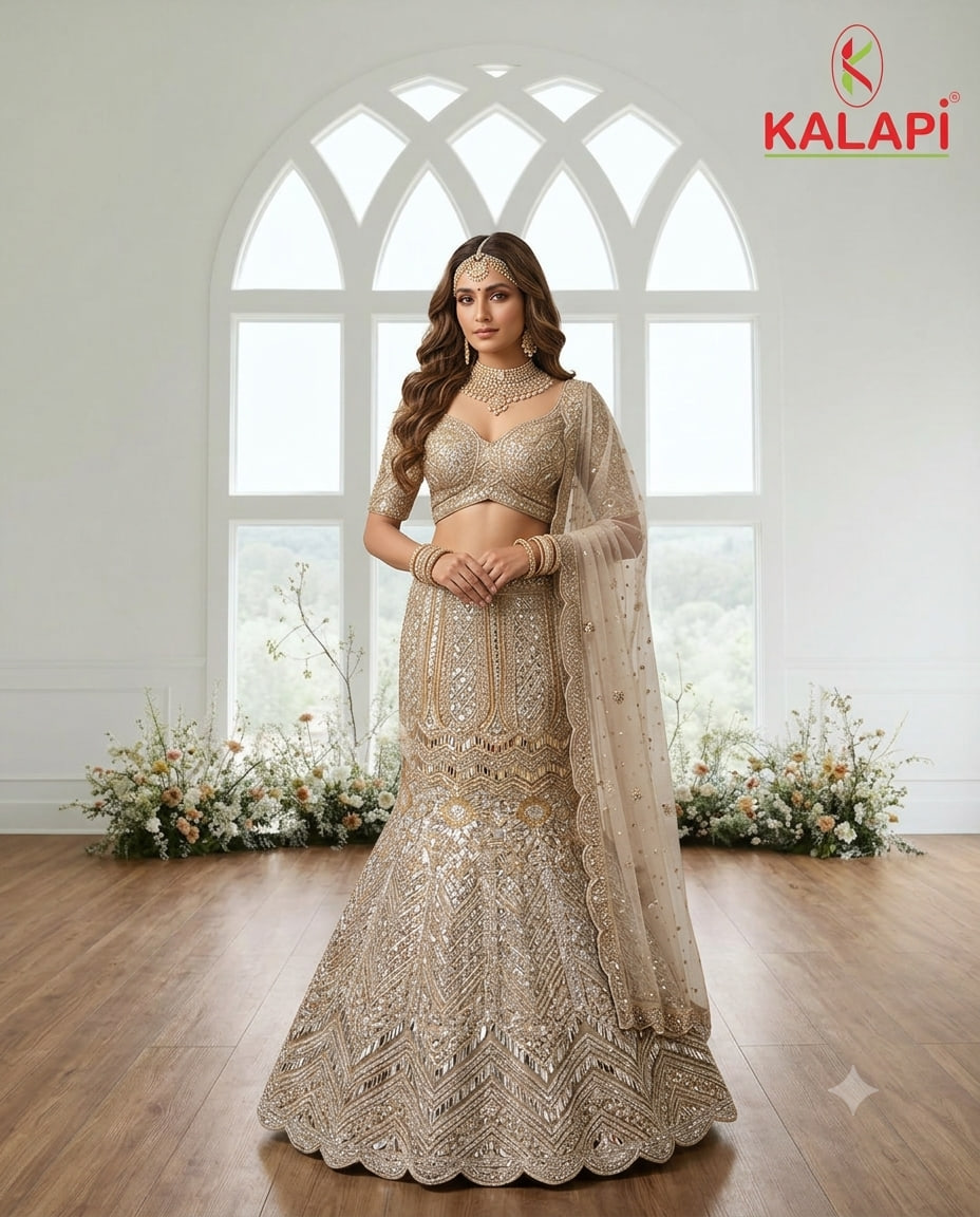 Bridal Wear look 6, bridal wear at Kalapi Fashions, Borivali West, Mumbai