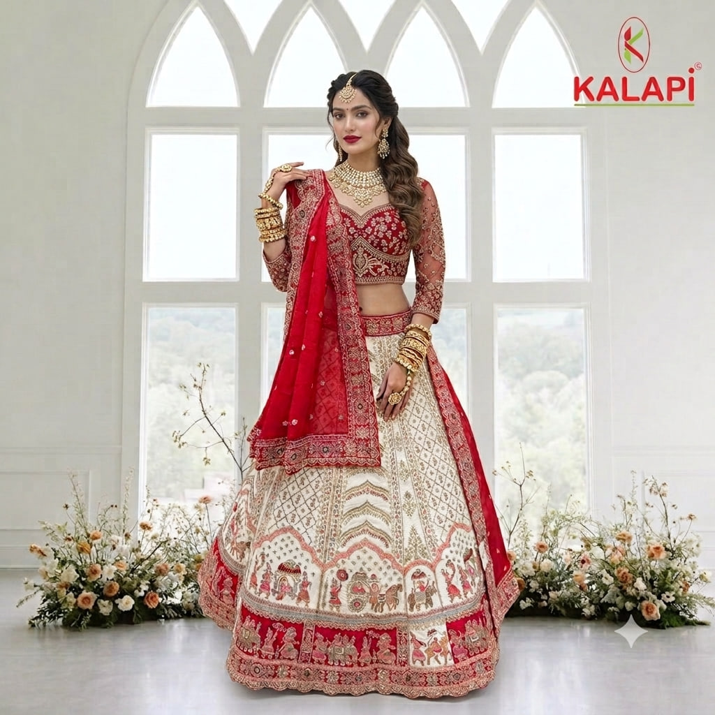 Bridal Wear look 4, bridal wear at Kalapi Fashions, Borivali West, Mumbai