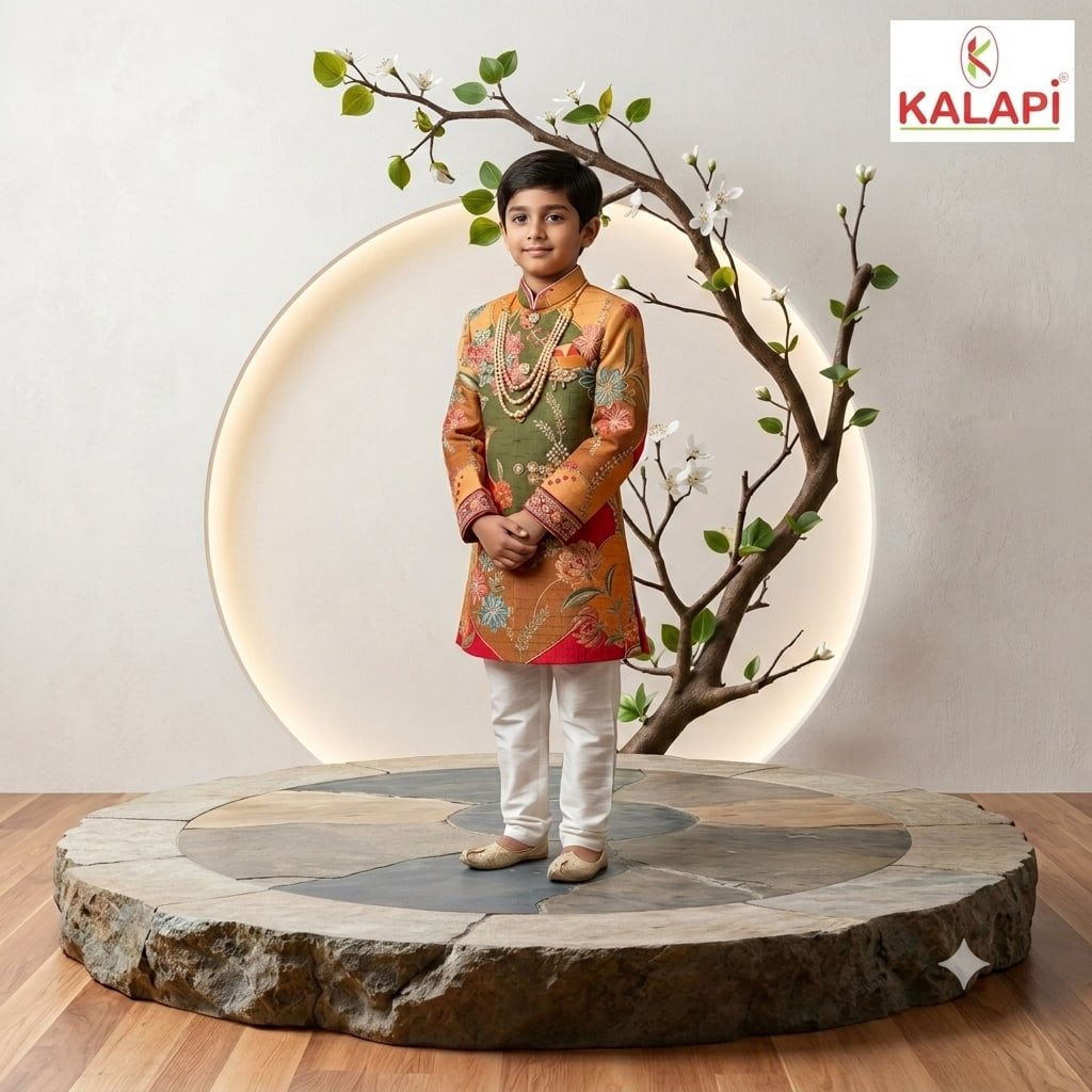 Boys Ethnic look 19, boys ethnic wear at Kalapi Fashions, Borivali West, Mumbai