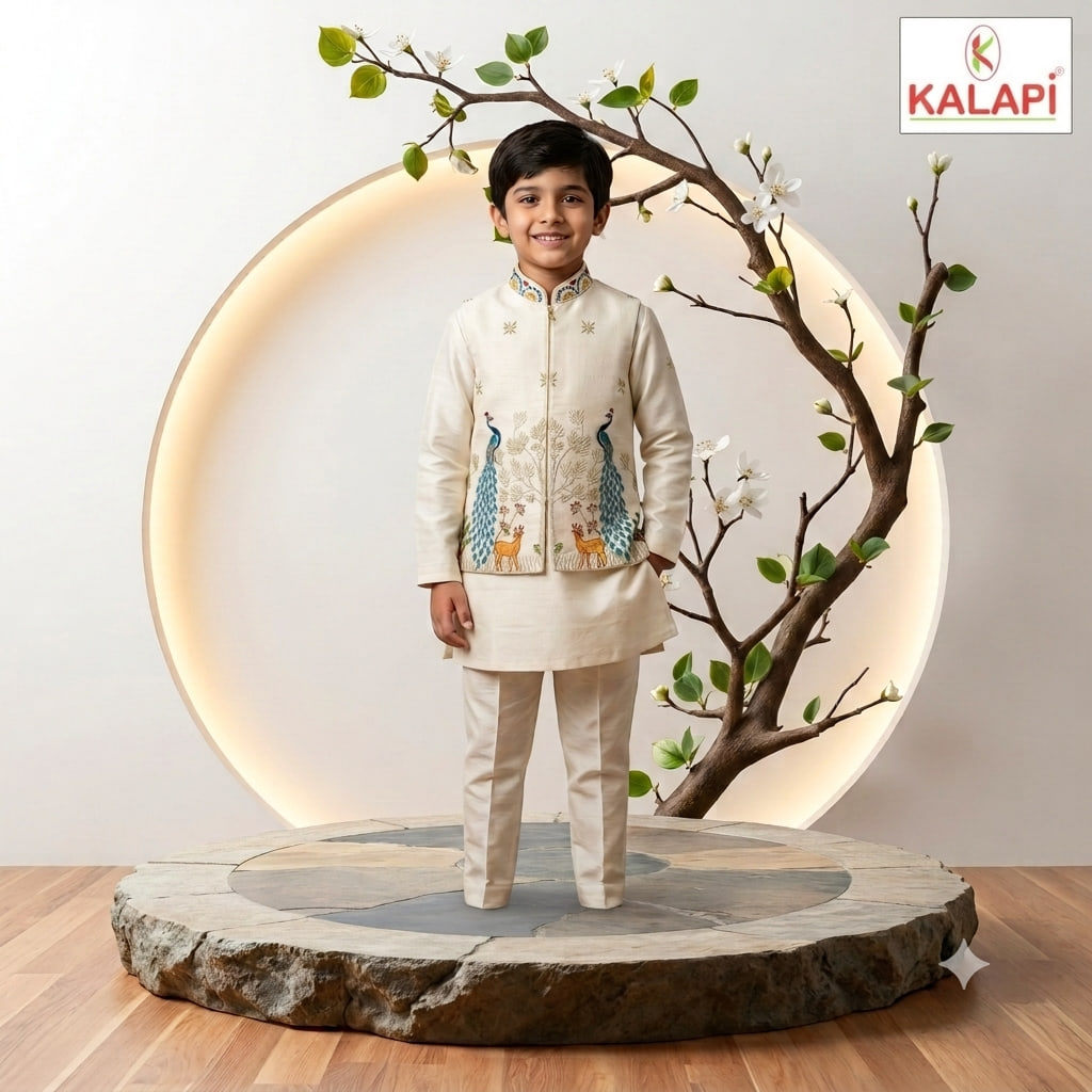 Boys Ethnic look 21, boys ethnic wear at Kalapi Fashions, Borivali West, Mumbai