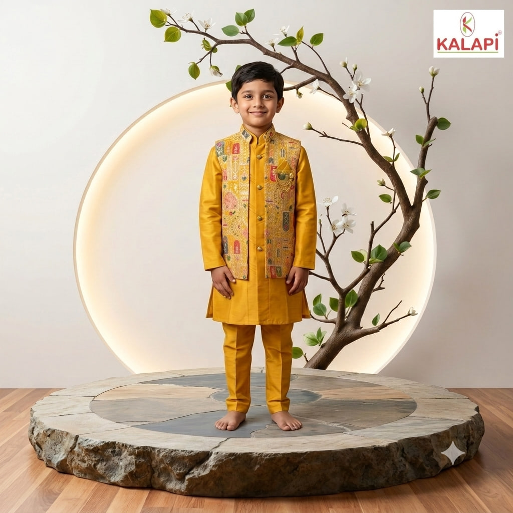Boys Ethnic look 22, boys ethnic wear at Kalapi Fashions, Borivali West, Mumbai