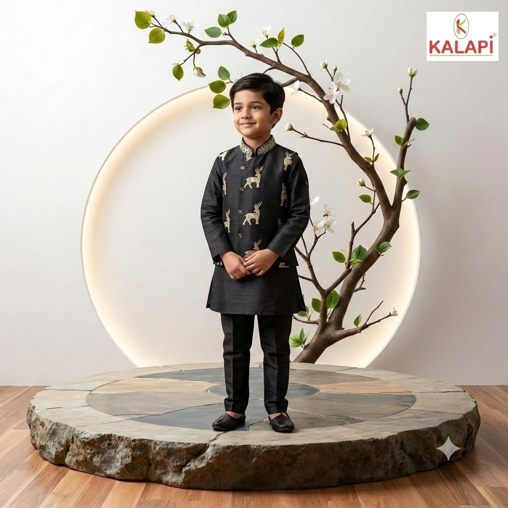 Boys Ethnic look 23, boys ethnic wear at Kalapi Fashions, Borivali West, Mumbai