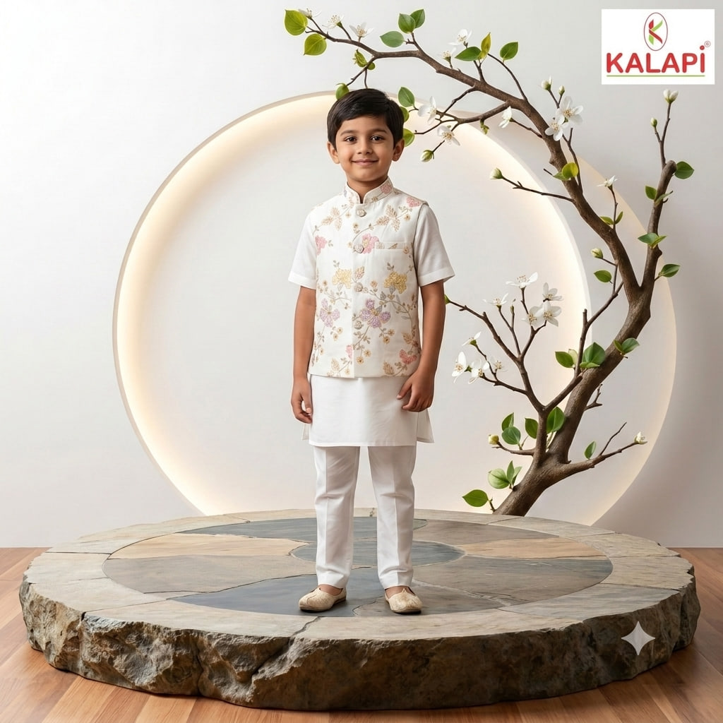 Boys Ethnic look 25, boys ethnic wear at Kalapi Fashions, Borivali West, Mumbai
