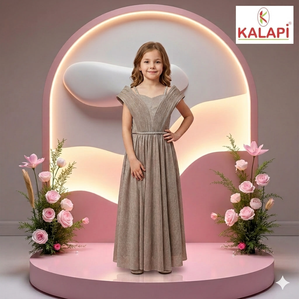 Girls Gowns look 2, girls party gown at Kalapi Fashions, Borivali West, Mumbai