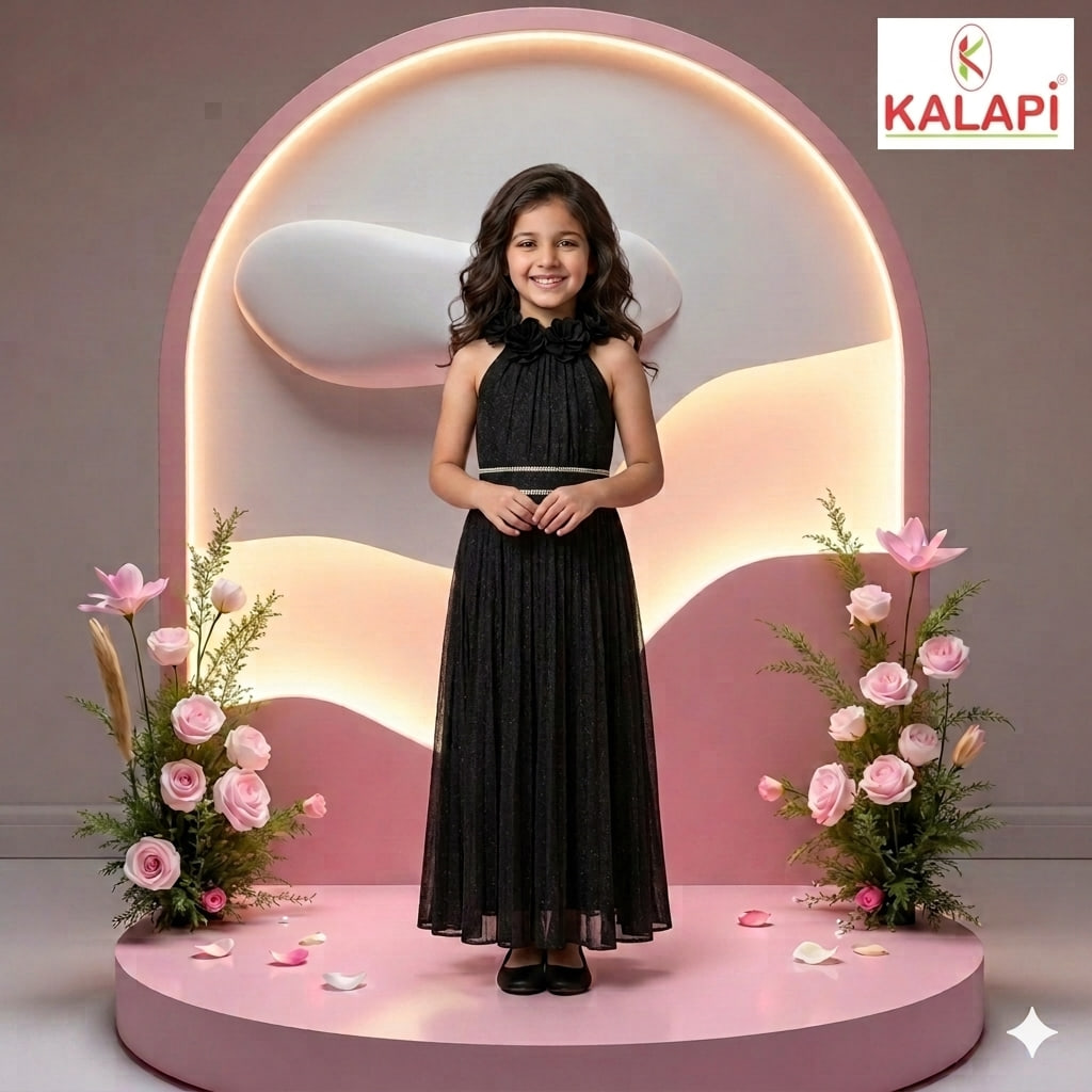 Girls Gowns look 3, girls party gown at Kalapi Fashions, Borivali West, Mumbai
