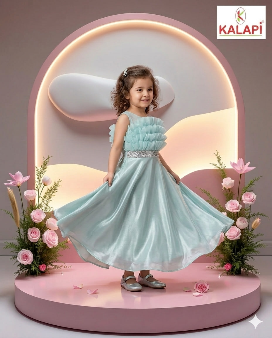 Girls Gowns look 4, girls party gown at Kalapi Fashions, Borivali West, Mumbai