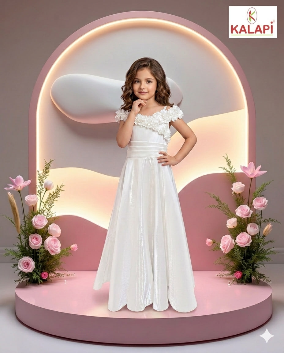 Girls Gowns look 6, girls party gown at Kalapi Fashions, Borivali West, Mumbai