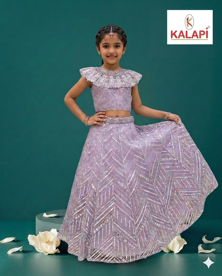 Kids Lehengas look 2, kids lehenga at Kalapi Fashions, Borivali West, Mumbai