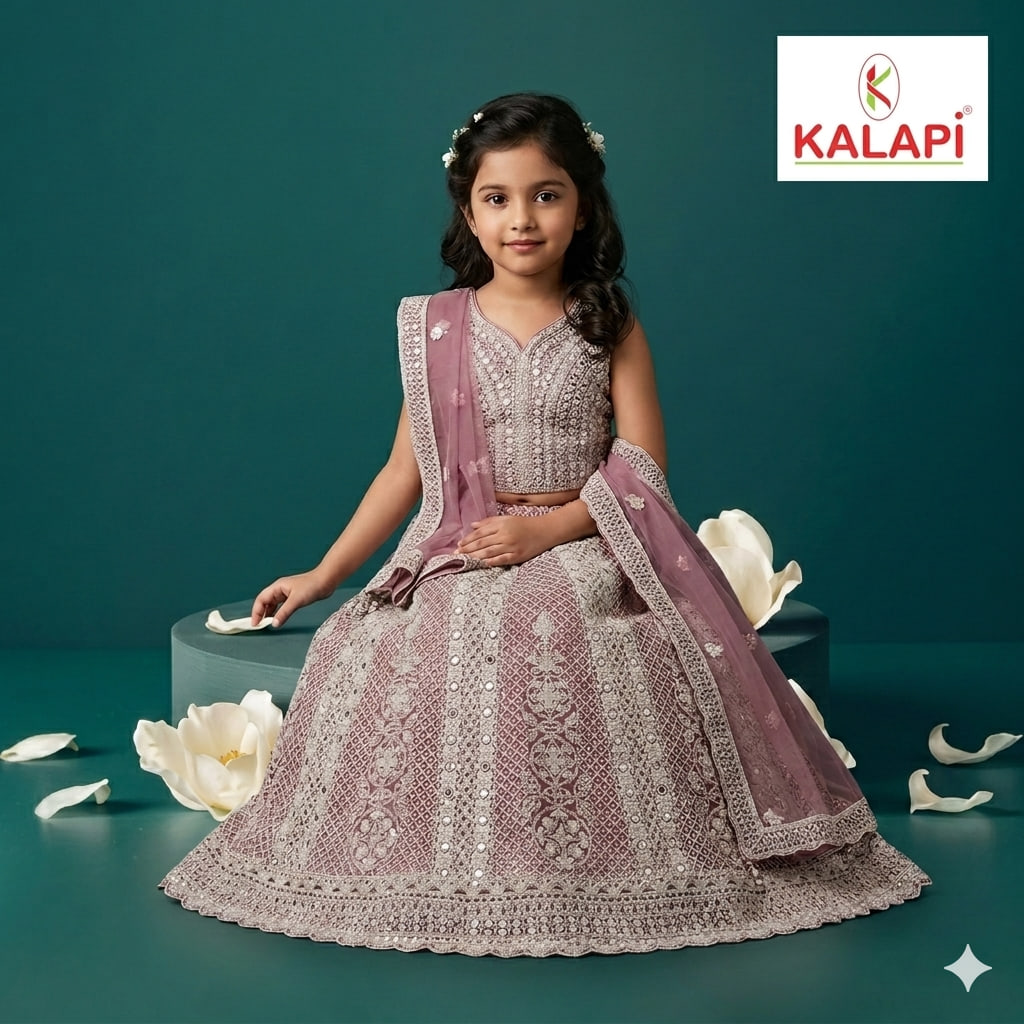 Kids Lehengas look 6, kids lehenga at Kalapi Fashions, Borivali West, Mumbai