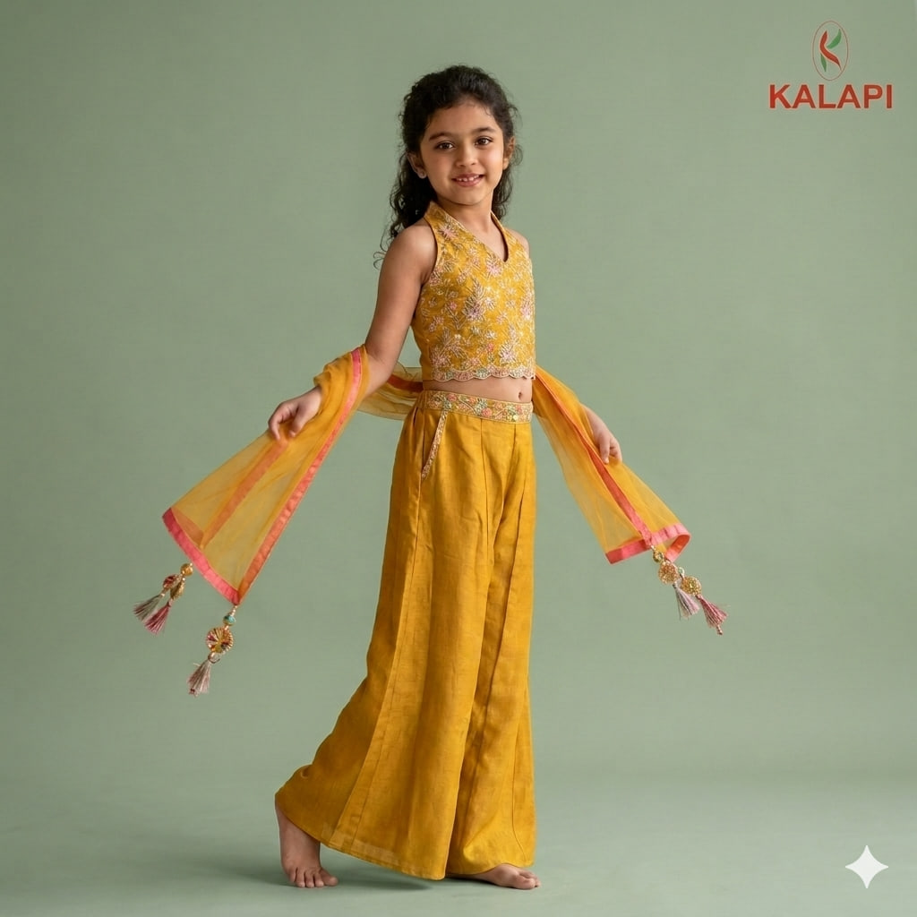 Kids Palazzo Sets look 5, kids palazzo set at Kalapi Fashions, Borivali West, Mumbai