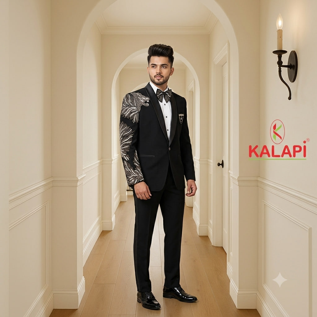 Indo-Western & Suits look 2, indo western and suits for men at Kalapi Fashions, Borivali West, Mumbai