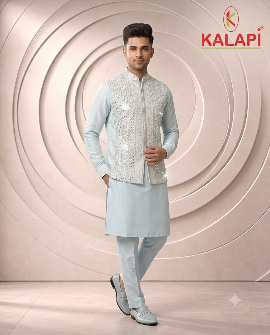 Indo-Western & Suits look 3, indo western and suits for men at Kalapi Fashions, Borivali West, Mumbai