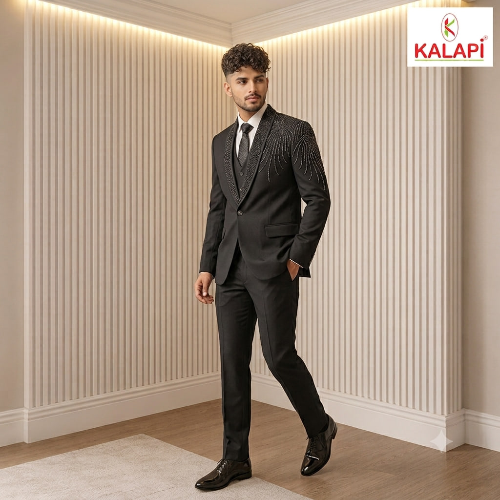 Indo-Western & Suits look 15, indo western and suits for men at Kalapi Fashions, Borivali West, Mumbai