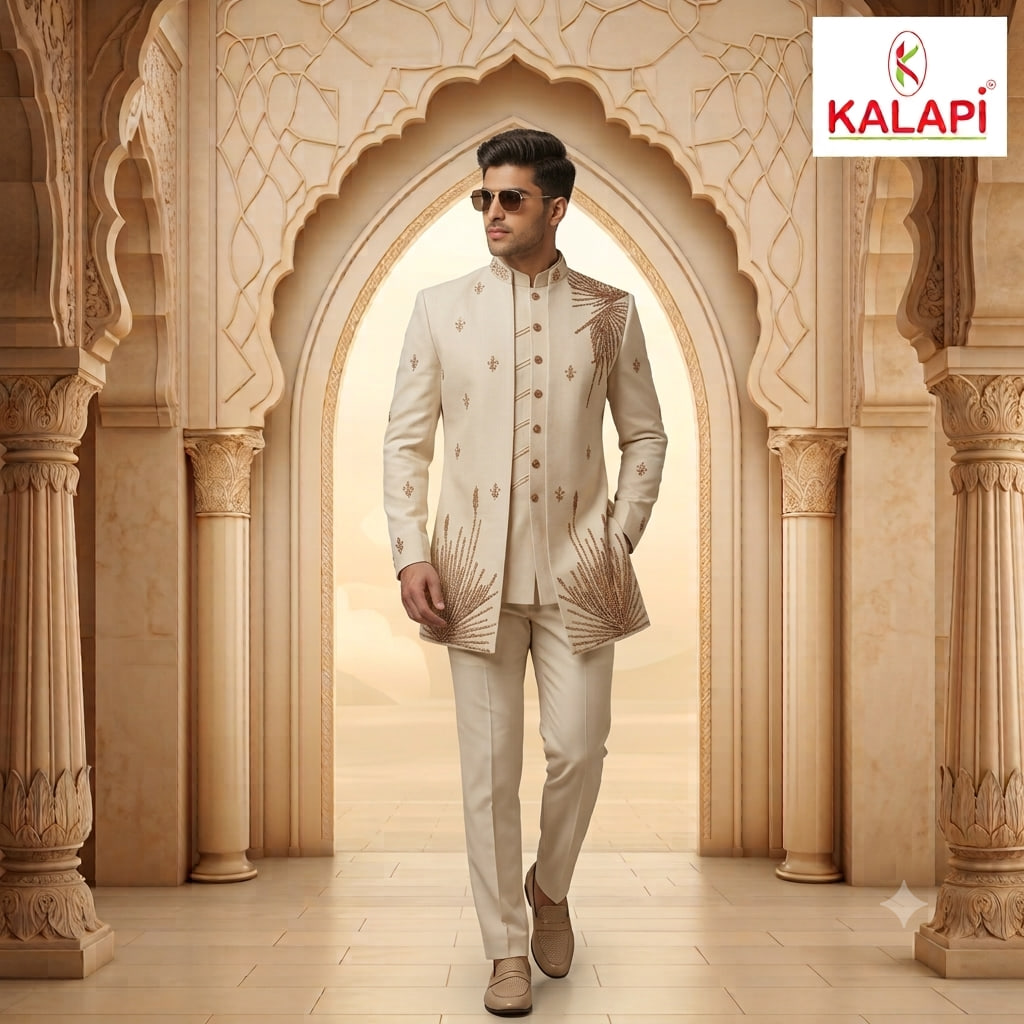 Indo-Western & Suits look 17, indo western and suits for men at Kalapi Fashions, Borivali West, Mumbai