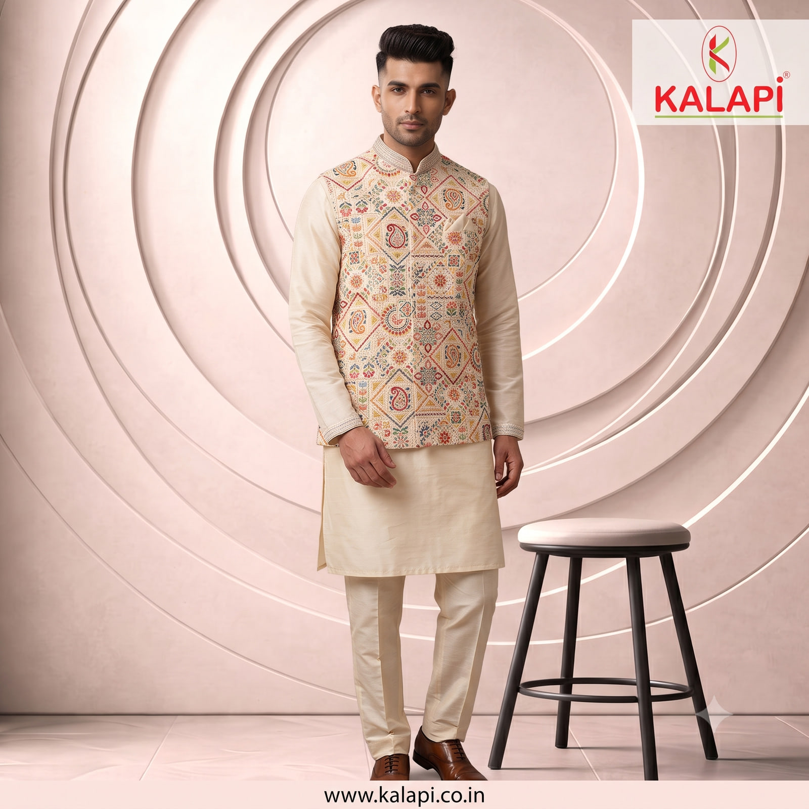 Indo-Western & Suits look 18, indo western and suits for men at Kalapi Fashions, Borivali West, Mumbai