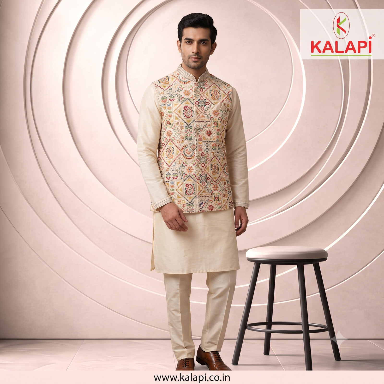 Indo-Western & Suits look 22, indo western and suits for men at Kalapi Fashions, Borivali West, Mumbai