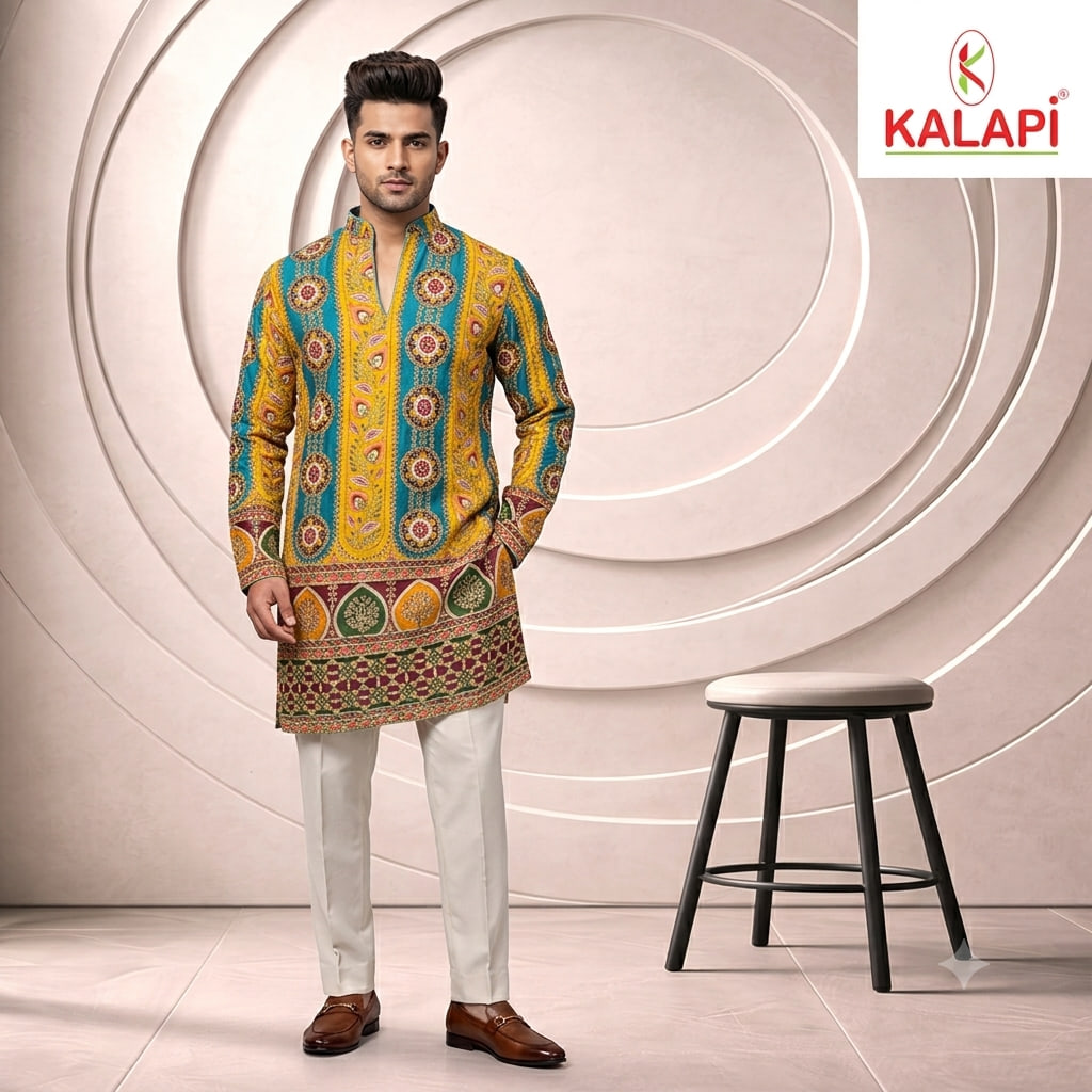 Indo-Western & Suits look 26, indo western and suits for men at Kalapi Fashions, Borivali West, Mumbai