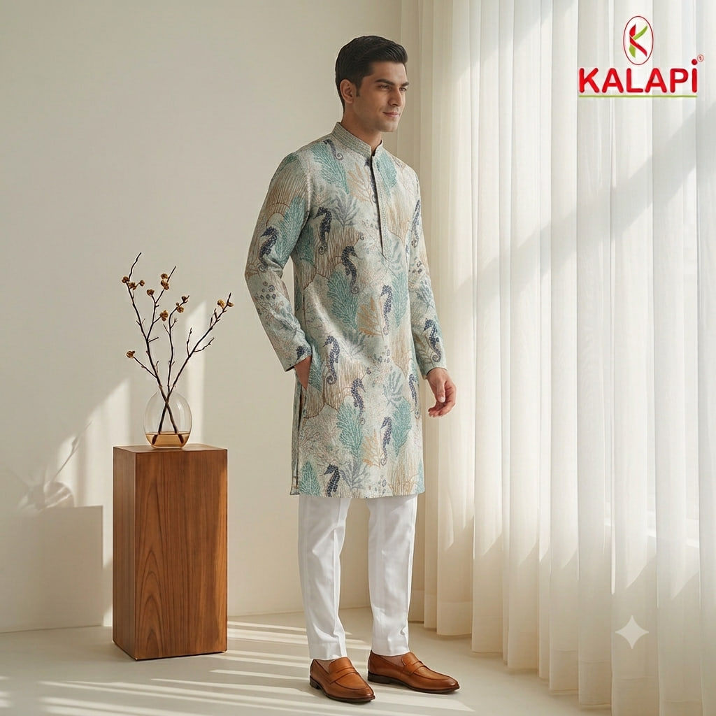 Indo-Western & Suits look 34, indo western and suits for men at Kalapi Fashions, Borivali West, Mumbai