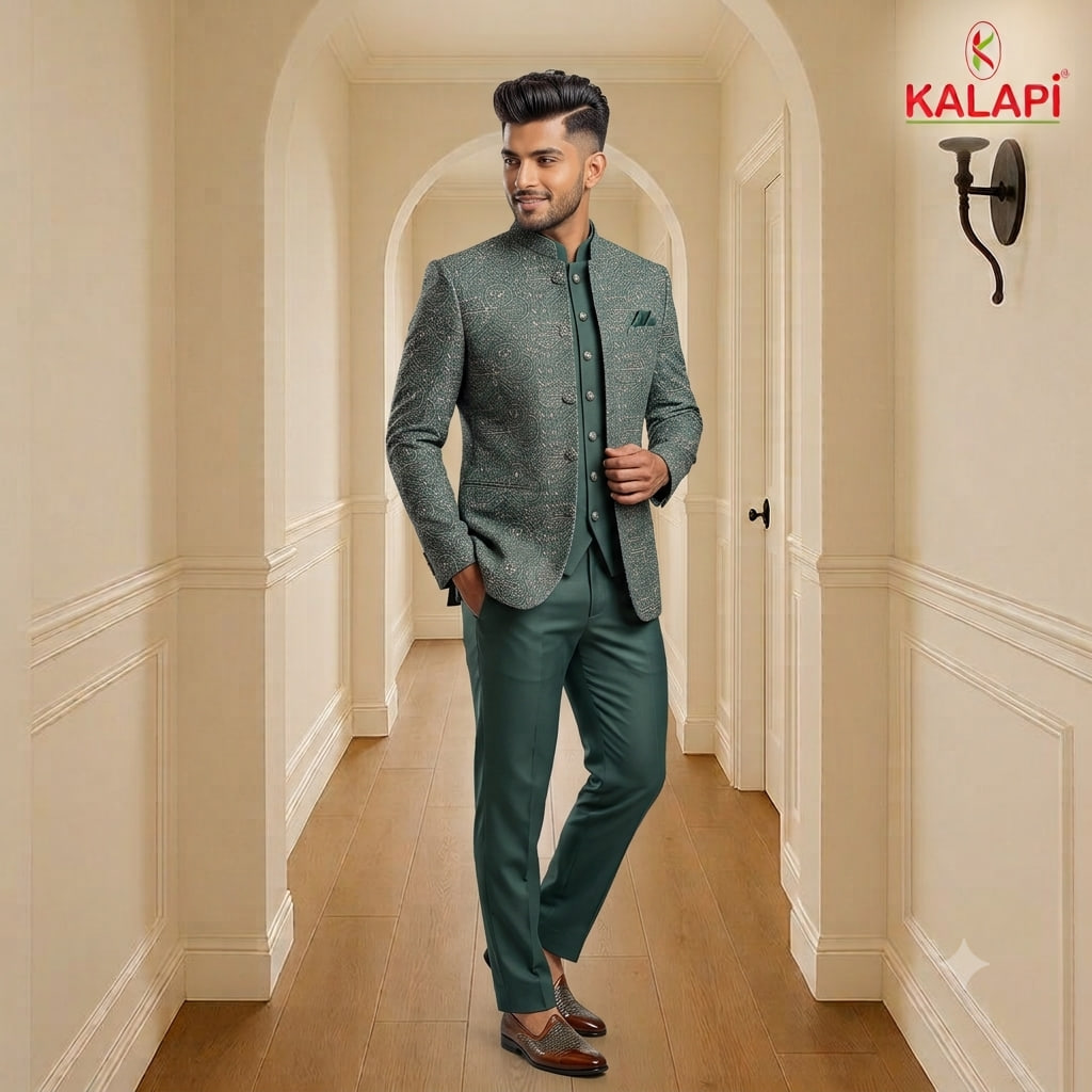 Indo-Western & Suits look 36, indo western and suits for men at Kalapi Fashions, Borivali West, Mumbai