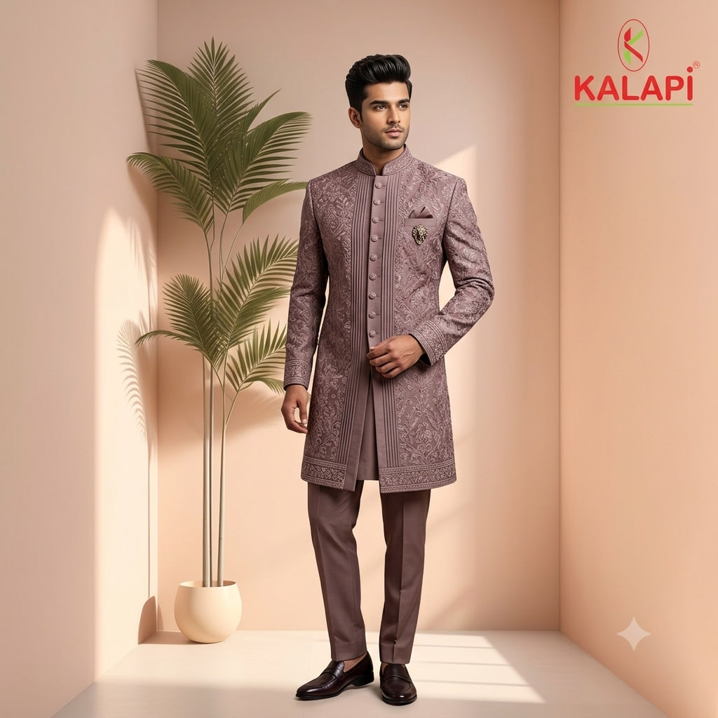 Indo-Western & Suits look 43, indo western and suits for men at Kalapi Fashions, Borivali West, Mumbai