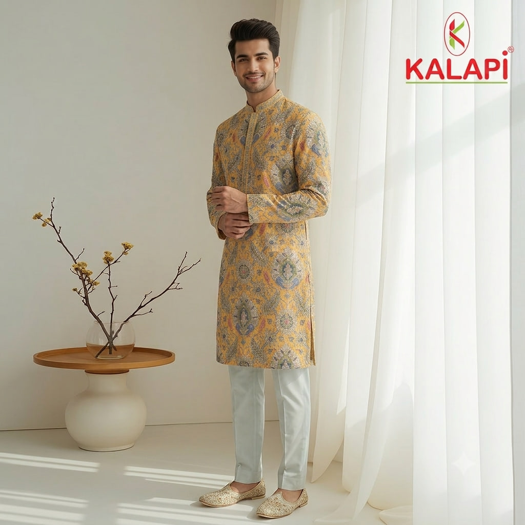 Indo-Western & Suits look 45, indo western and suits for men at Kalapi Fashions, Borivali West, Mumbai