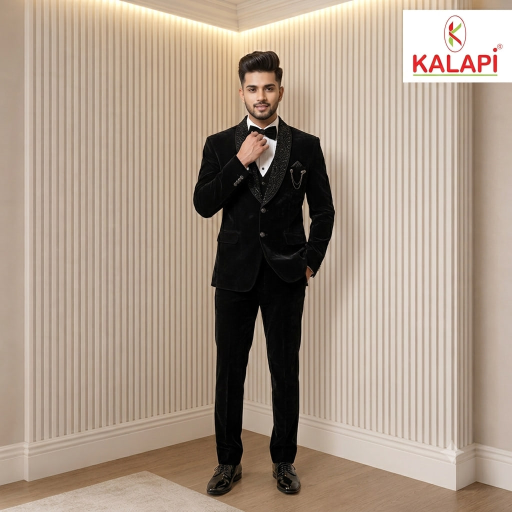 Indo-Western & Suits look 47, indo western and suits for men at Kalapi Fashions, Borivali West, Mumbai