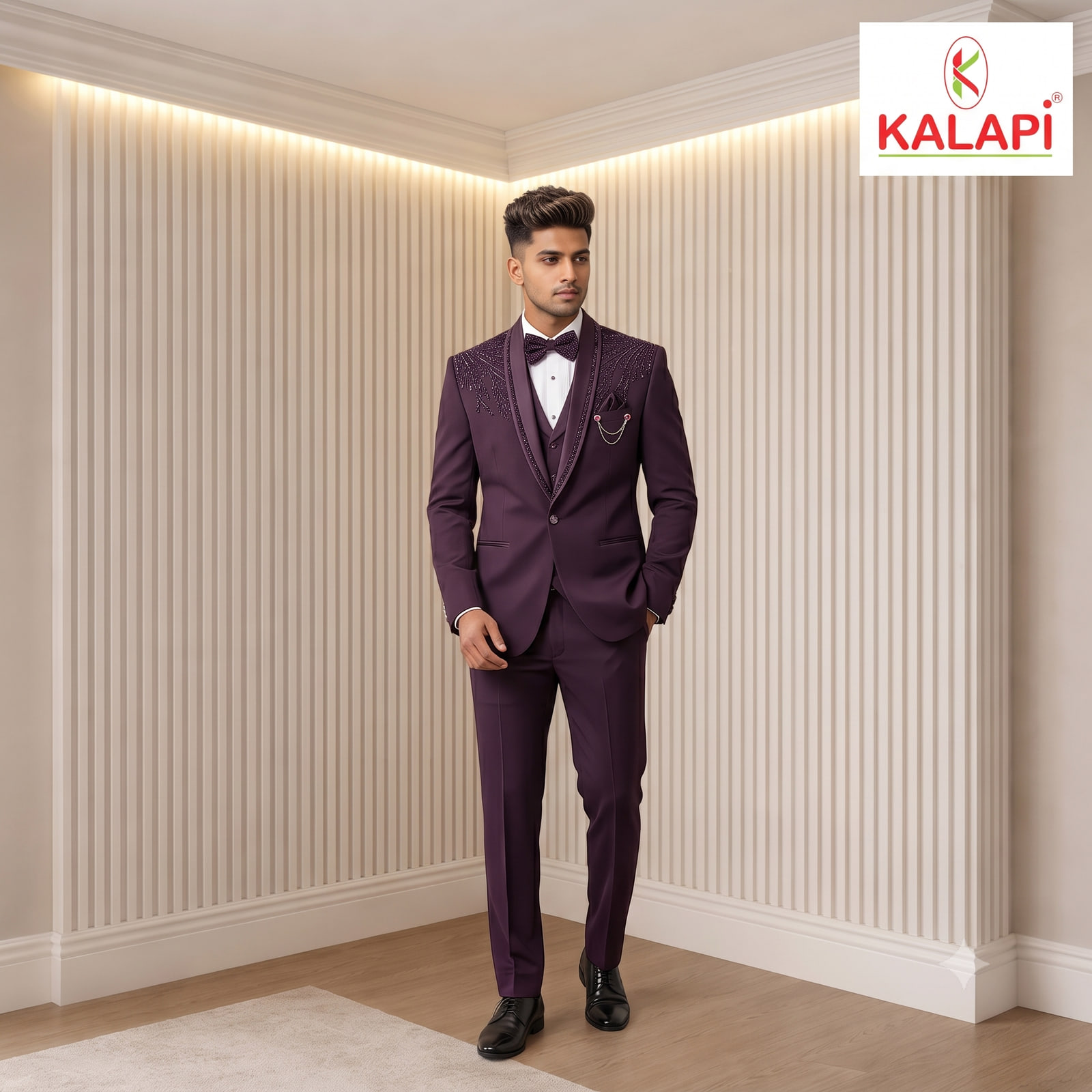 Indo-Western & Suits look 48, indo western and suits for men at Kalapi Fashions, Borivali West, Mumbai