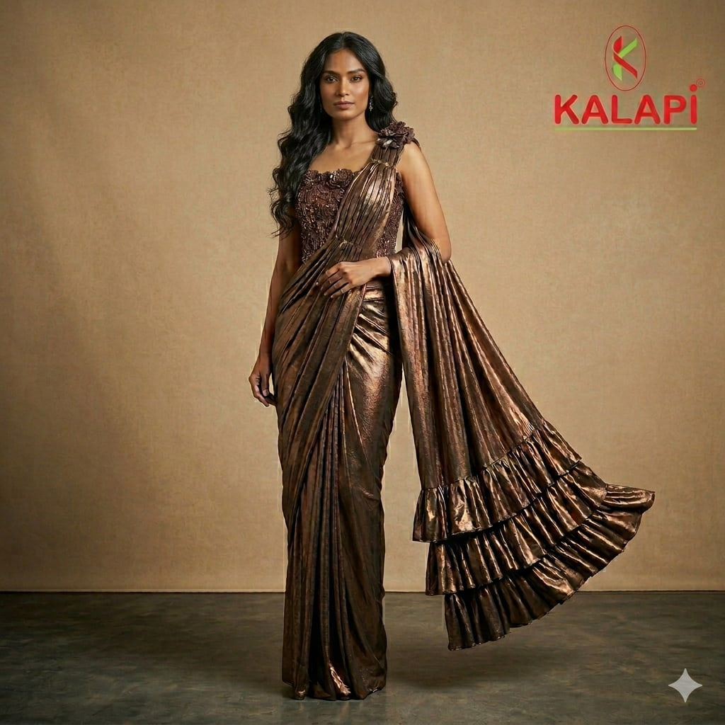 Drape Sarees look 3, drape saree at Kalapi Fashions, Borivali West, Mumbai