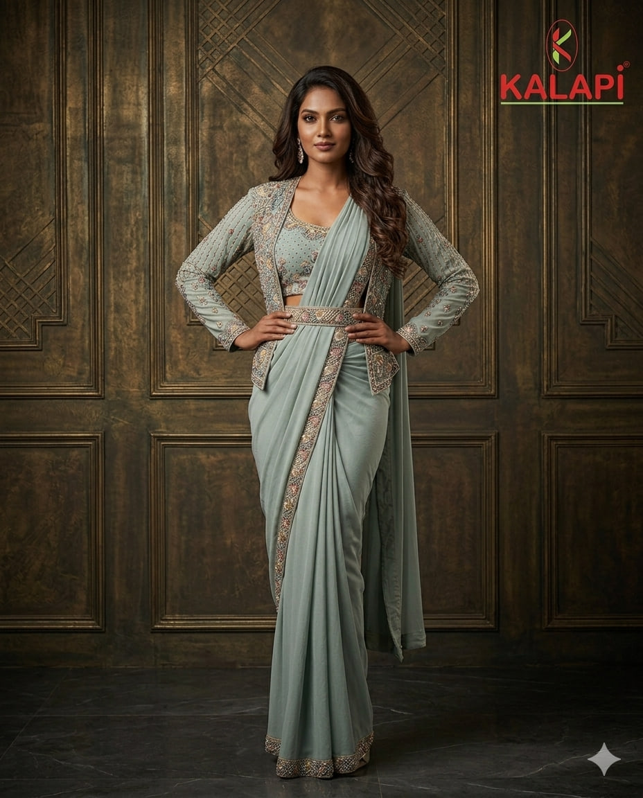 Drape Sarees look 6, drape saree at Kalapi Fashions, Borivali West, Mumbai