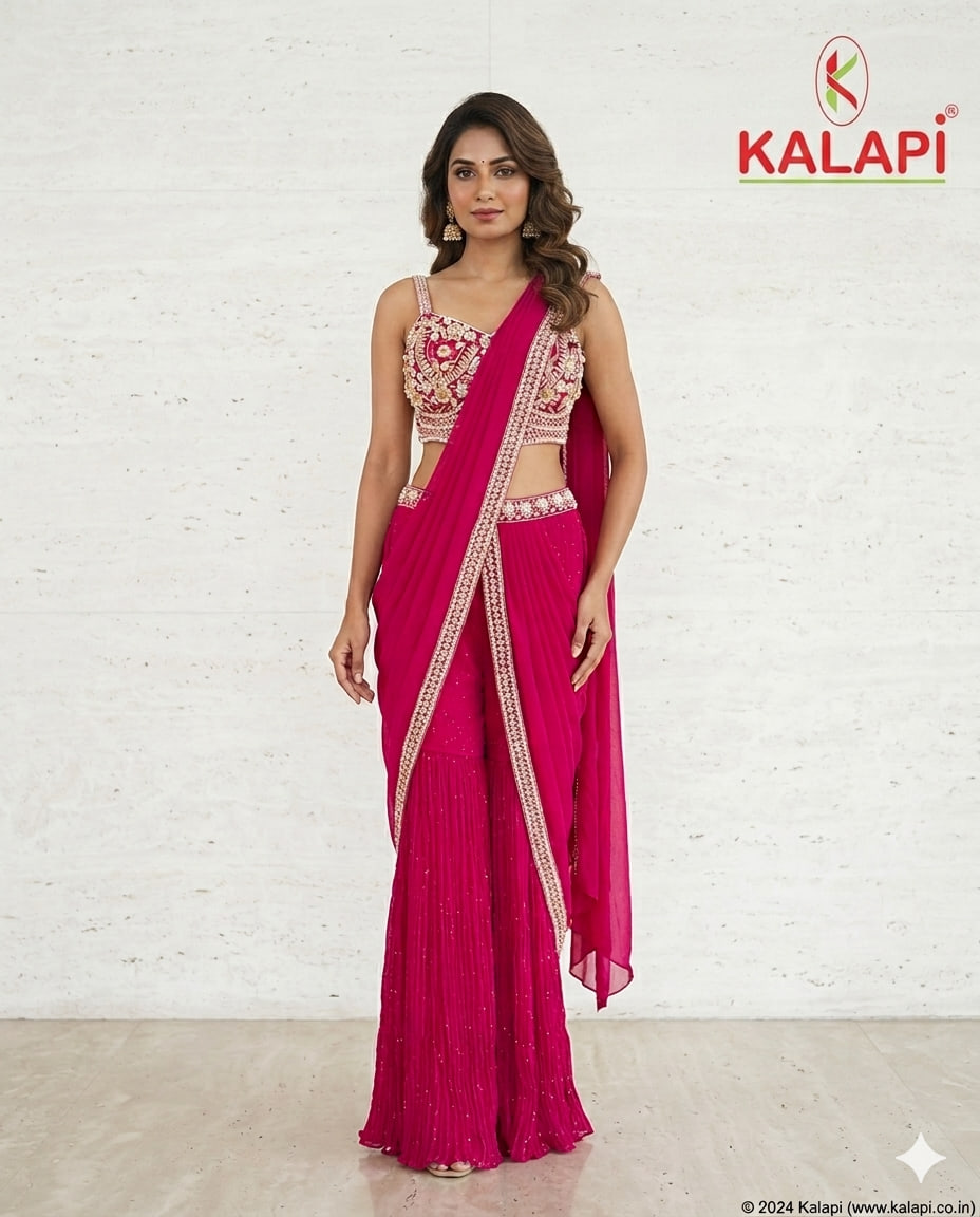 Drape Sarees look 10, drape saree at Kalapi Fashions, Borivali West, Mumbai