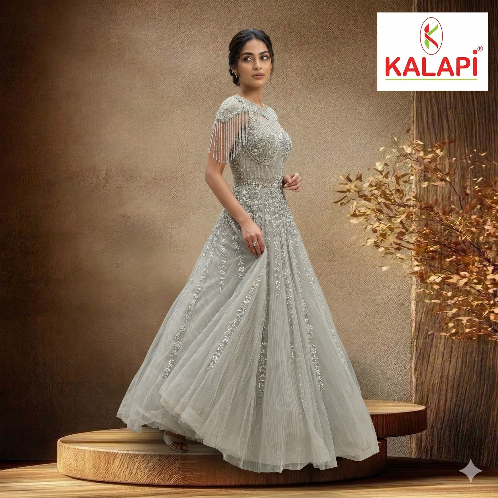 Gowns look 5, designer gown at Kalapi Fashions, Borivali West, Mumbai