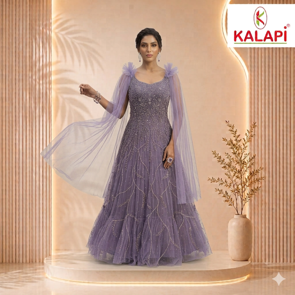 Gowns look 7, designer gown at Kalapi Fashions, Borivali West, Mumbai