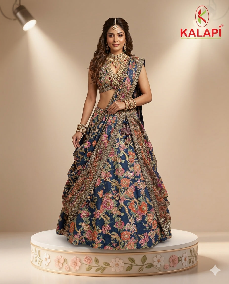 Heavy Lehengas look 4, heavy lehenga at Kalapi Fashions, Borivali West, Mumbai