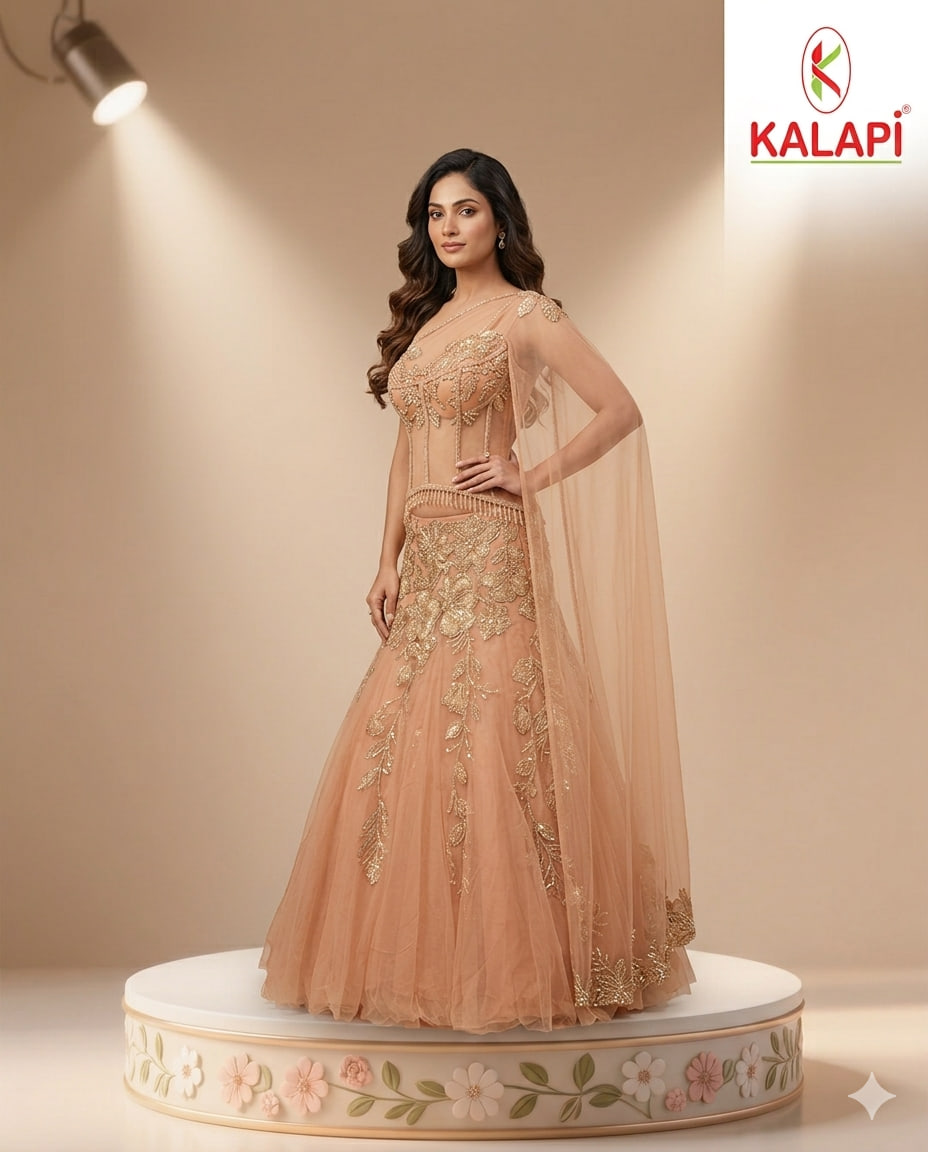 Heavy Lehengas look 8, heavy lehenga at Kalapi Fashions, Borivali West, Mumbai