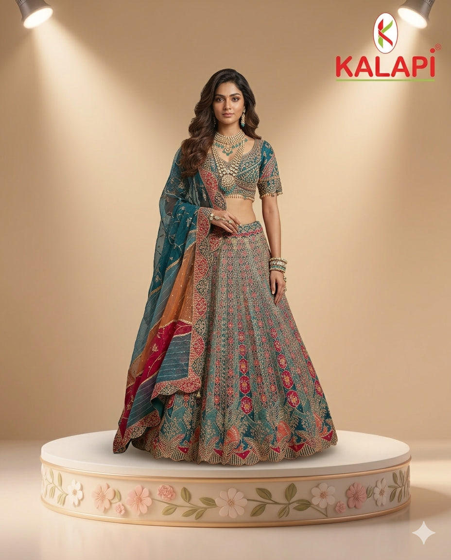 Heavy Lehengas look 10, heavy lehenga at Kalapi Fashions, Borivali West, Mumbai