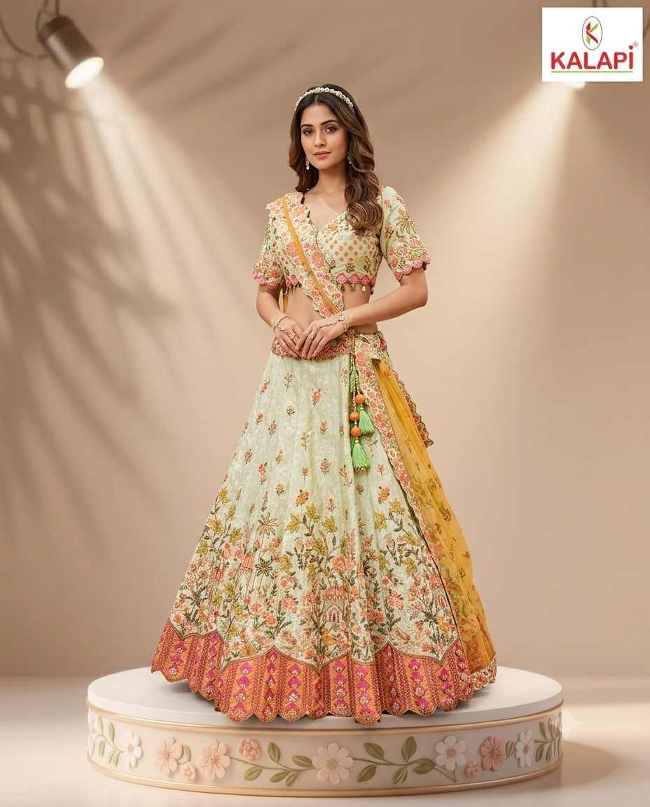 Heavy Lehengas look 13, heavy lehenga at Kalapi Fashions, Borivali West, Mumbai