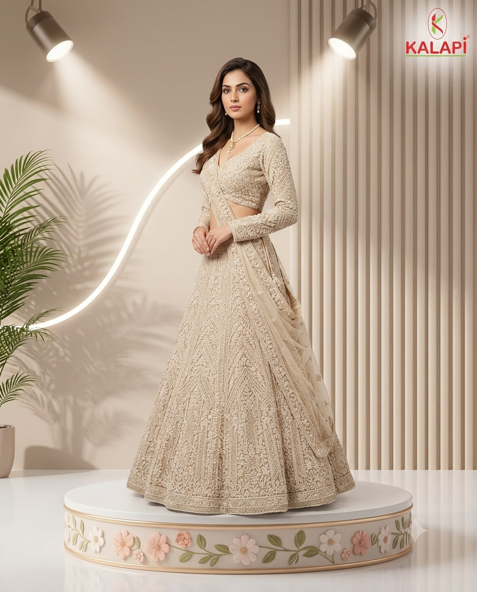 Heavy Lehengas look 14, heavy lehenga at Kalapi Fashions, Borivali West, Mumbai