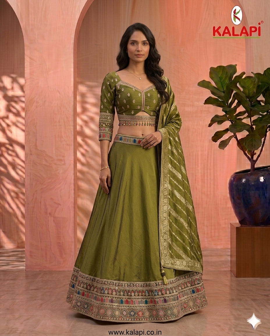 Lehengas look 1, lehenga at Kalapi Fashions, Borivali West, Mumbai
