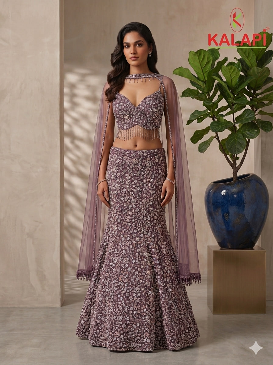 Lehengas look 3, lehenga at Kalapi Fashions, Borivali West, Mumbai