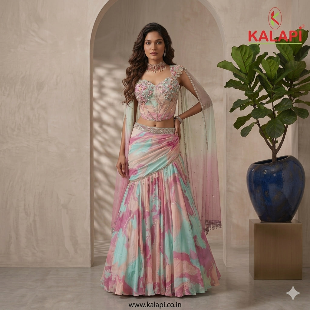 Lehengas look 4, lehenga at Kalapi Fashions, Borivali West, Mumbai