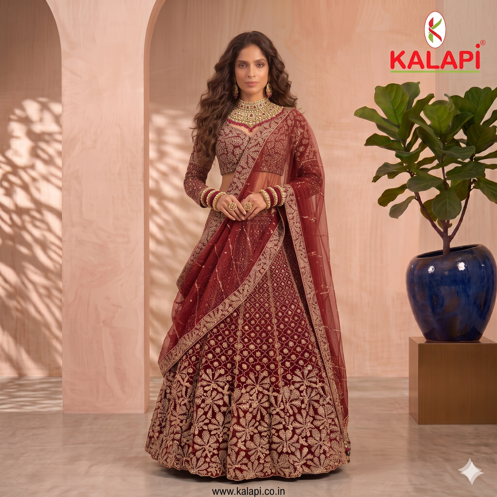 Lehengas look 10, lehenga at Kalapi Fashions, Borivali West, Mumbai
