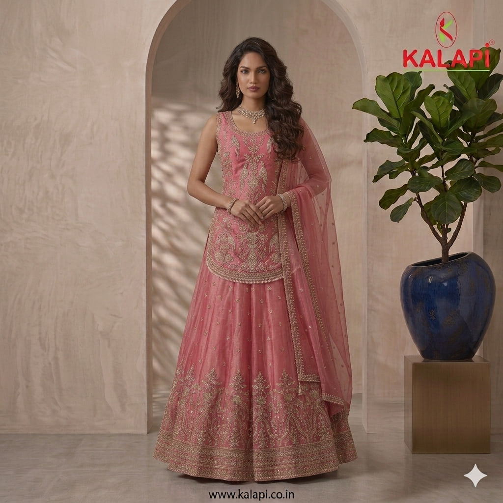 Lehengas look 13, lehenga at Kalapi Fashions, Borivali West, Mumbai
