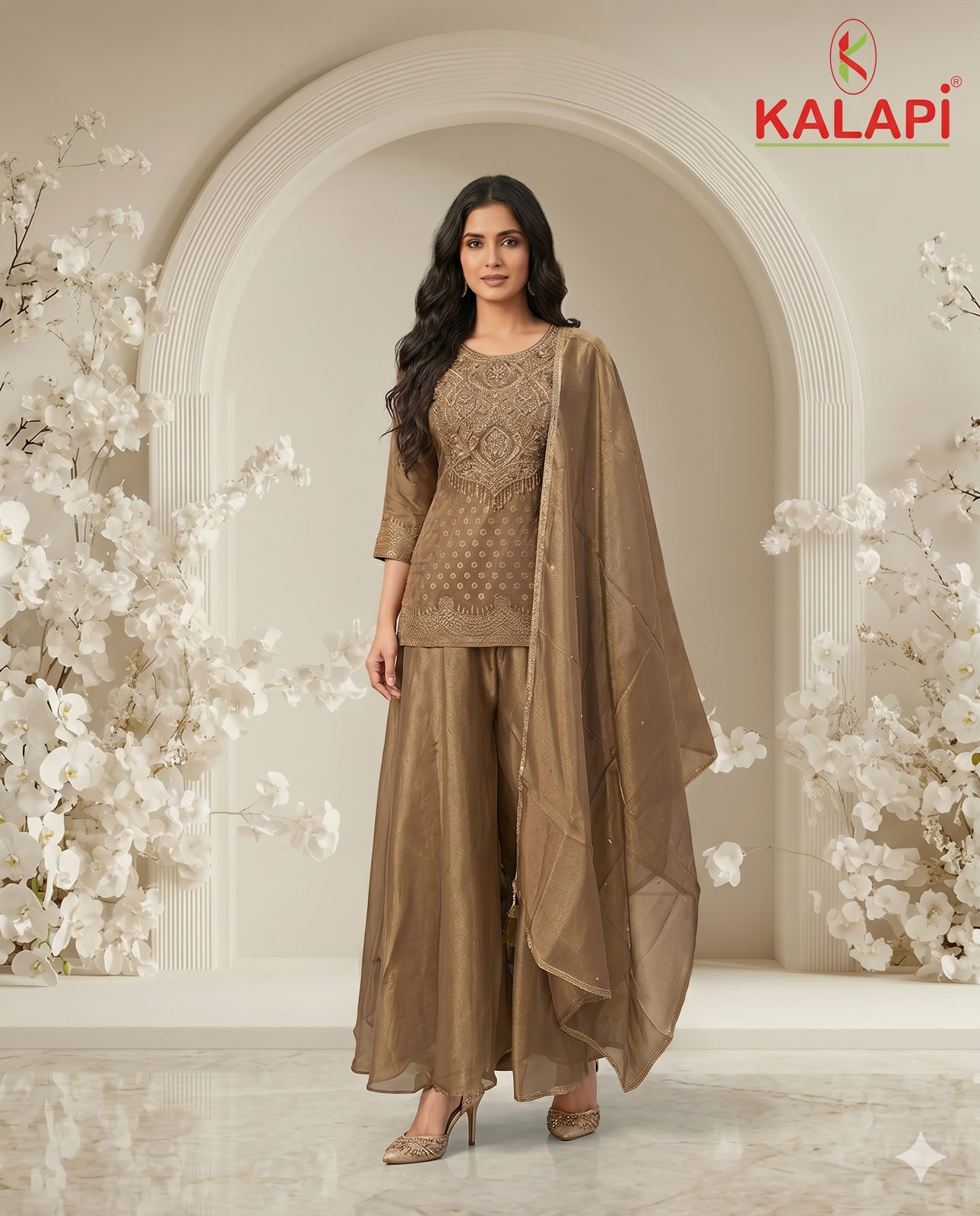Palazzo Sets look 2, palazzo set at Kalapi Fashions, Borivali West, Mumbai