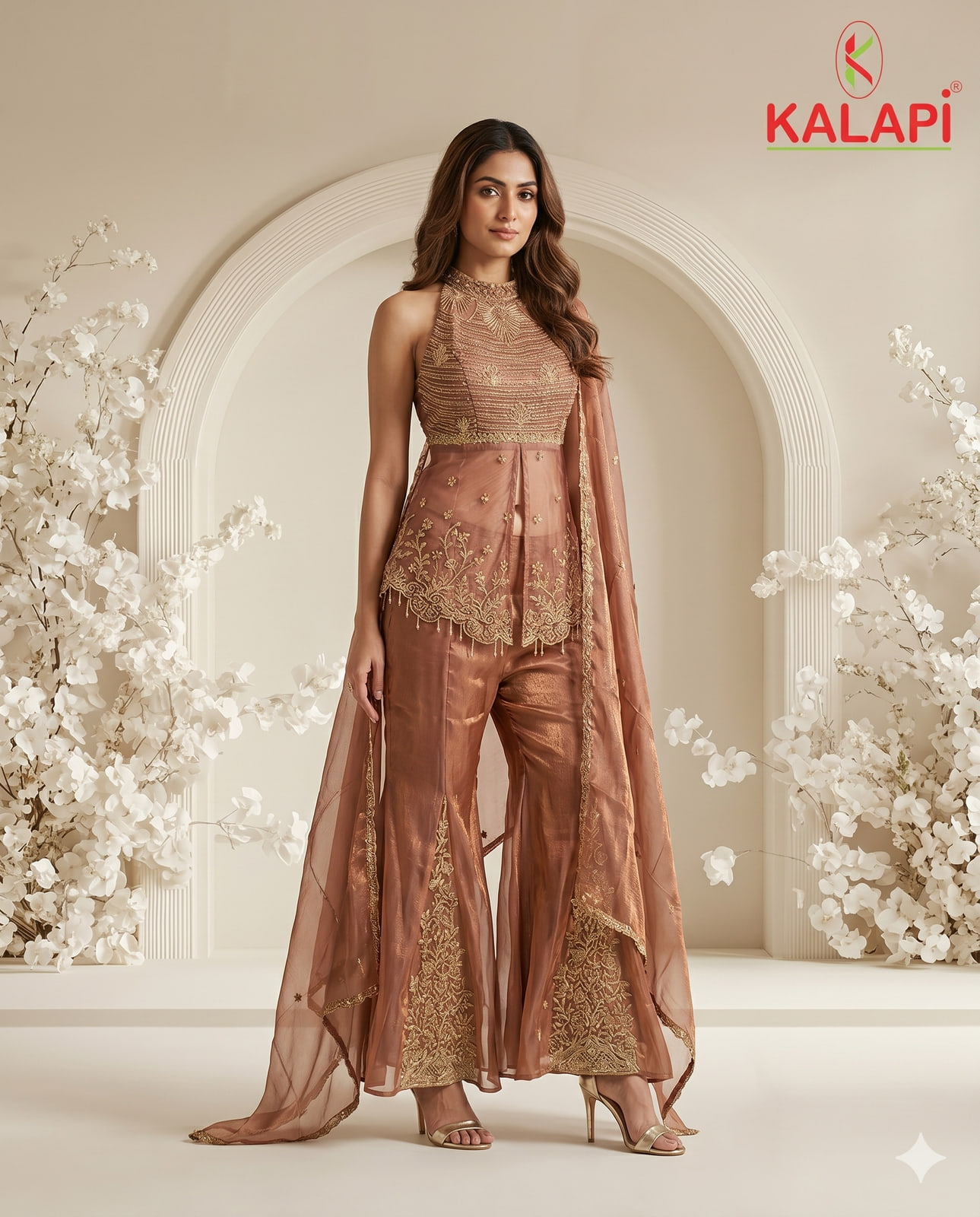 Palazzo Sets look 4, palazzo set at Kalapi Fashions, Borivali West, Mumbai