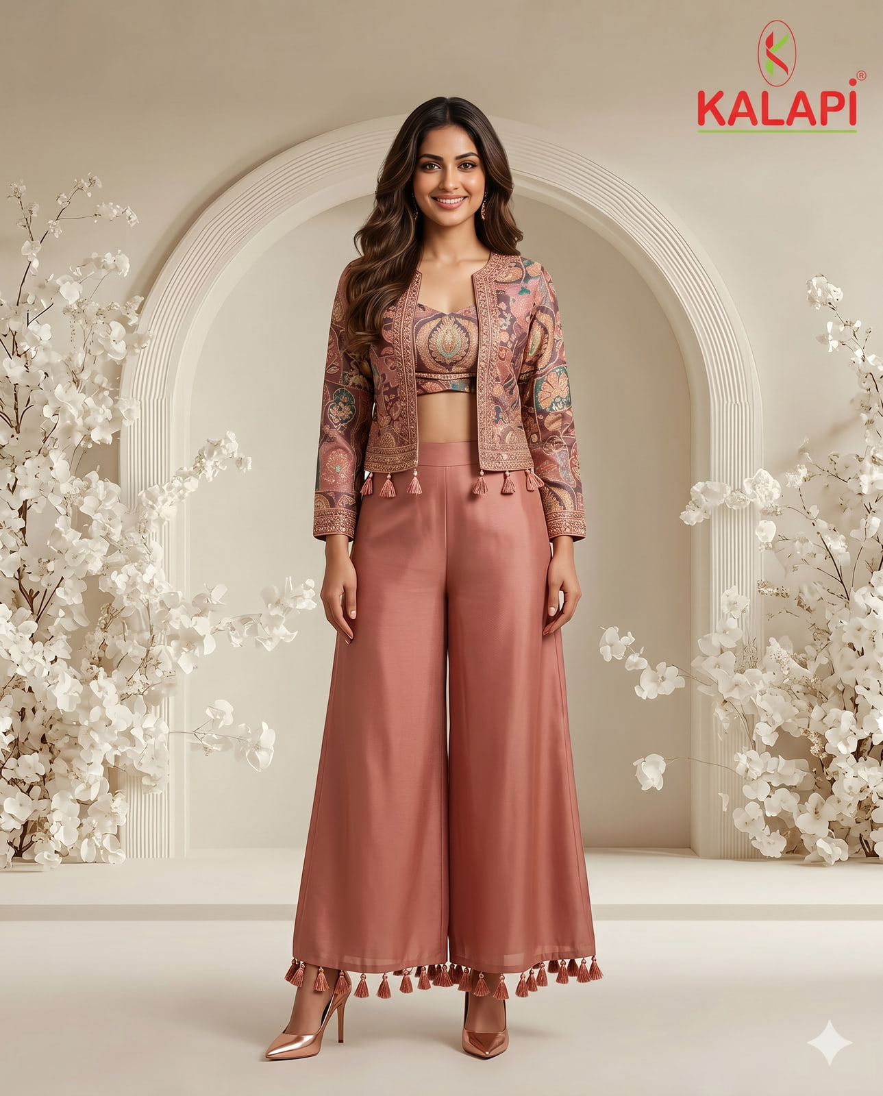 Palazzo Sets look 7, palazzo set at Kalapi Fashions, Borivali West, Mumbai