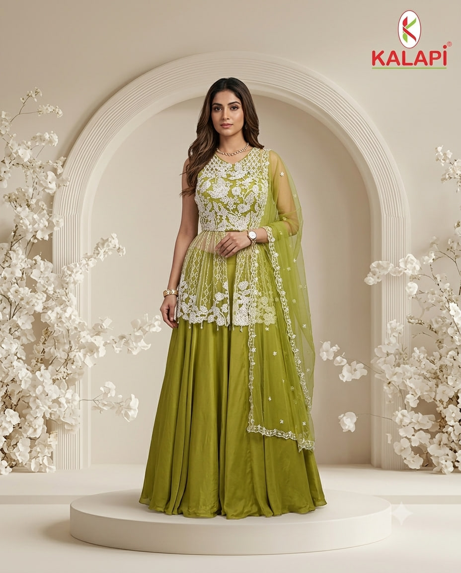 Palazzo Sets look 09, palazzo set at Kalapi Fashions, Borivali West, Mumbai
