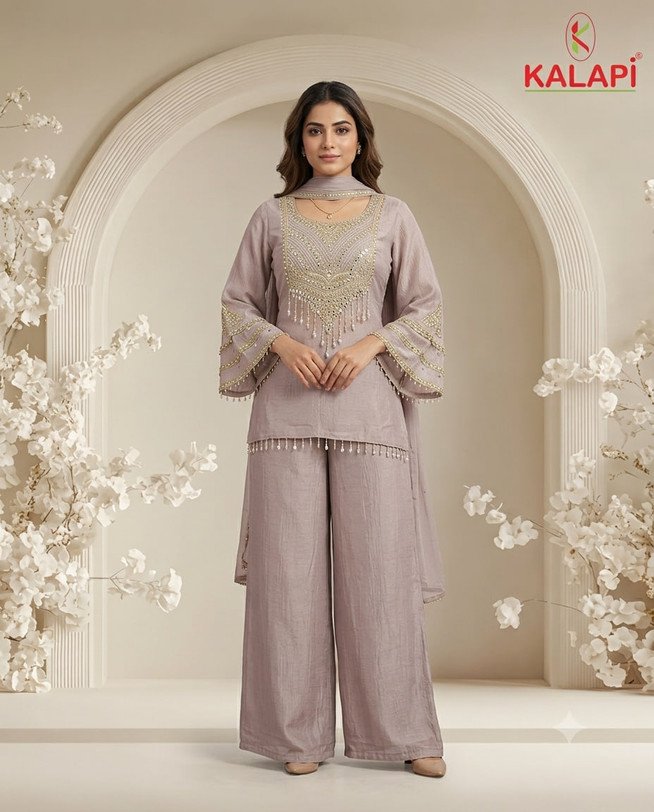 Palazzo Sets look 11, palazzo set at Kalapi Fashions, Borivali West, Mumbai