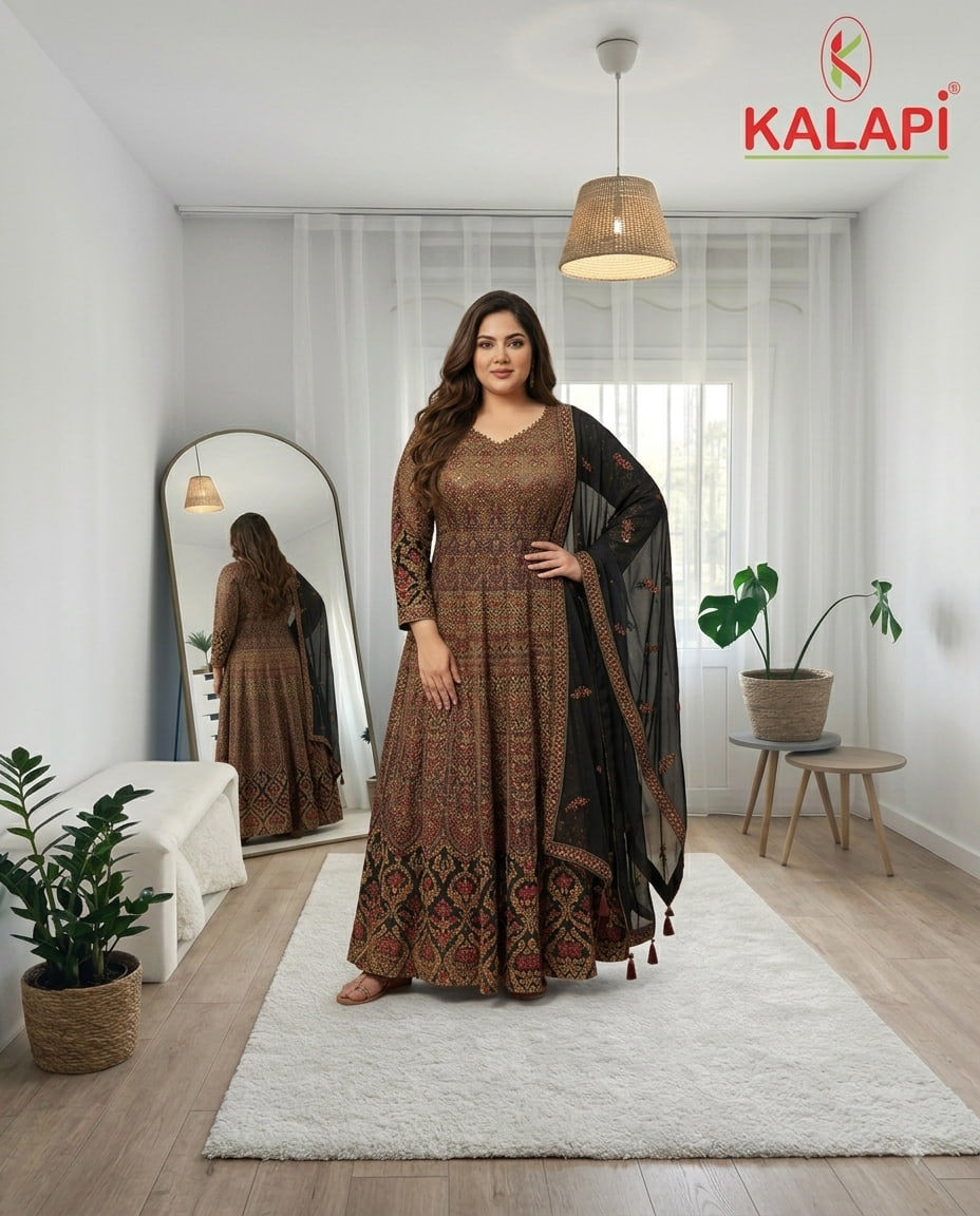 Plus Size look 04, plus size ethnic wear at Kalapi Fashions, Borivali West, Mumbai