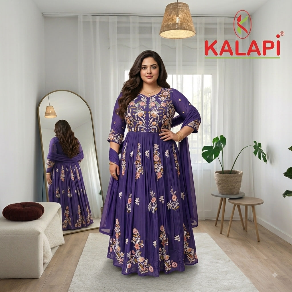 Plus Size look 05, plus size ethnic wear at Kalapi Fashions, Borivali West, Mumbai