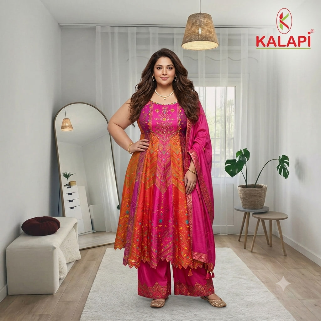 Plus Size look 06, plus size ethnic wear at Kalapi Fashions, Borivali West, Mumbai